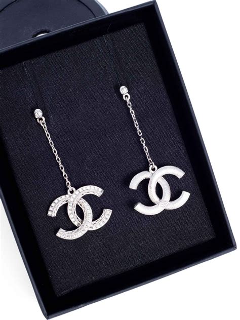 chanel earrin|chanel swarovski earrings.